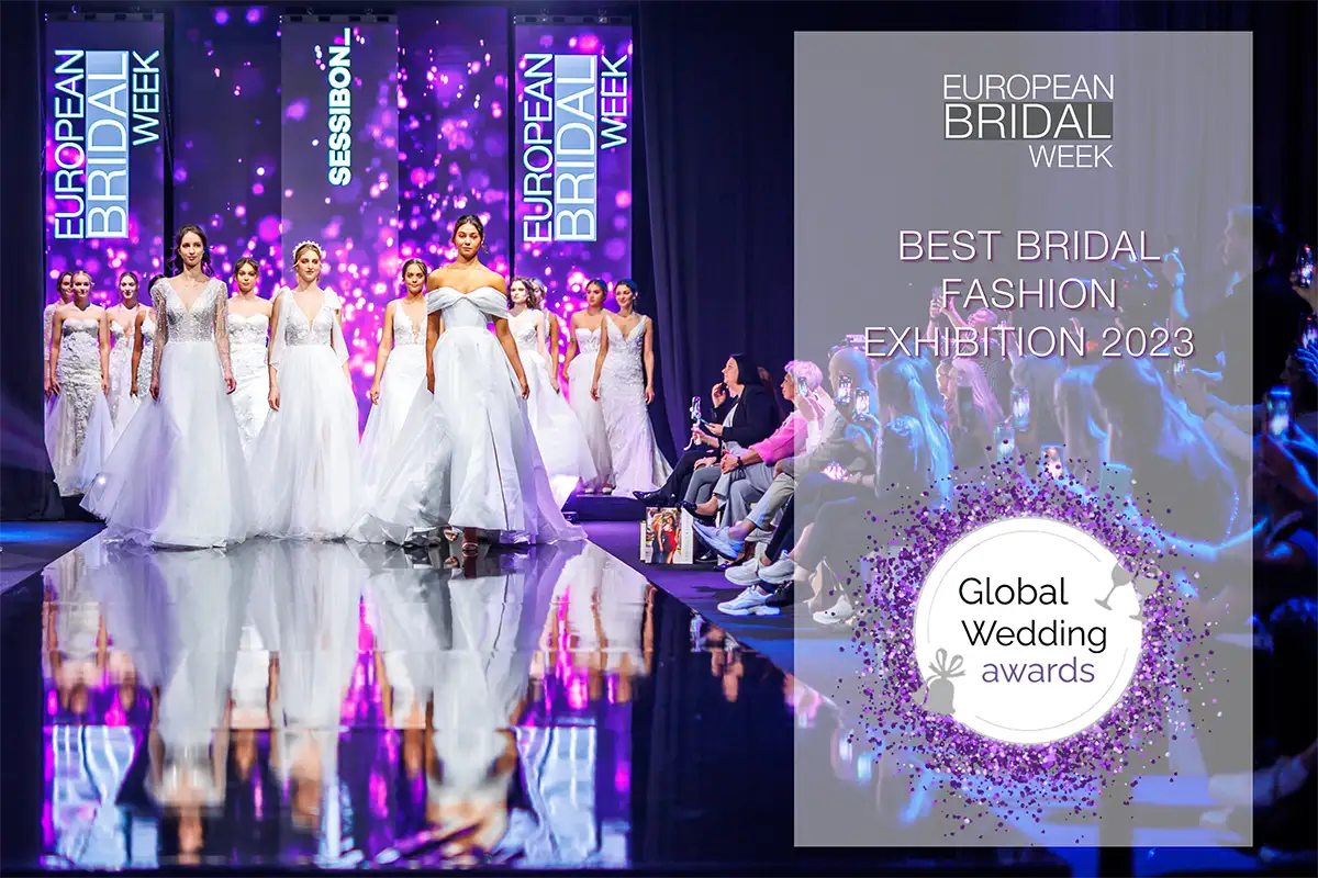 European Bridal Week has been awarded the title of „Best Bridal Fashion Exhibition 2023“ in this year’s Global Wedding Awards.