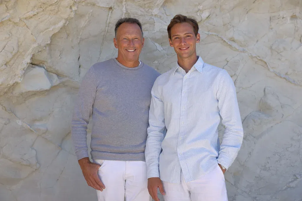 Foto van Olaf en Thomas van den Brink
